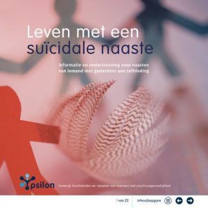Brochure leven met een suïcidale naaste