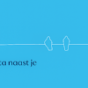 Ansichtkaart blauw
