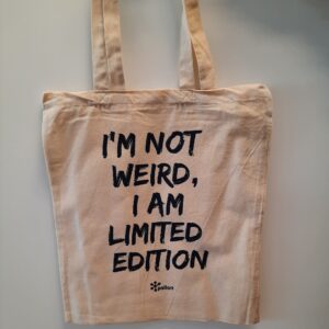 Ypsilon tas I'm not weird I'm limited edition